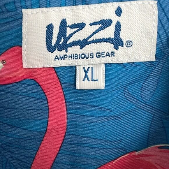 Uzzi Flamingo Amphibious Wear Hawaii Shirt - Picture 3 of 7